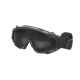 Protective goggle with Built-In Anti-Fog Fan - Black [FMA]